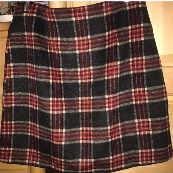 Active USA 🍁 Plaid Skirt (Sweater Fall Zipper) - Picture 7 of 9